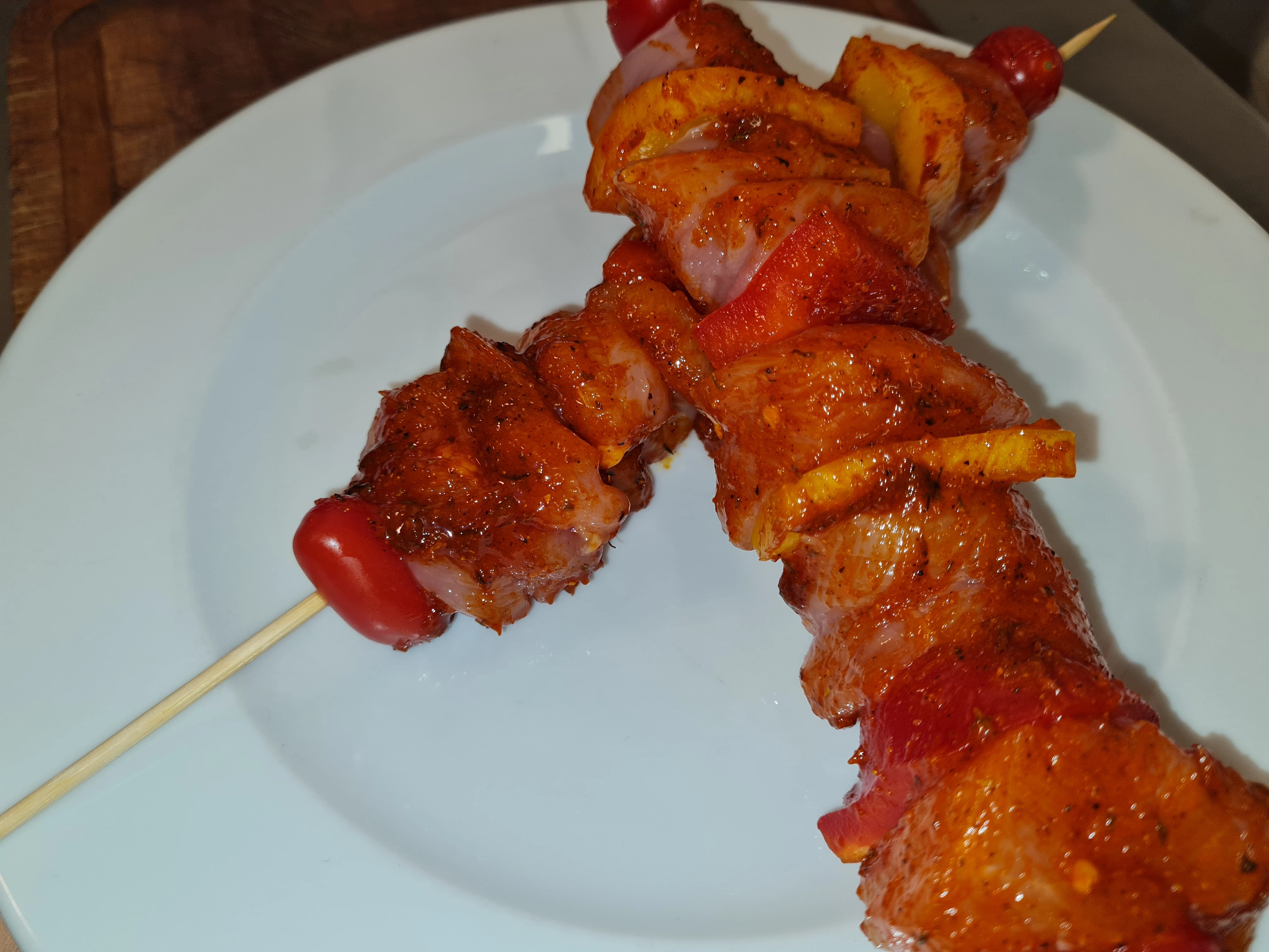 brochette de poulet barbecue atelier camarguais boucherie aigues mortes