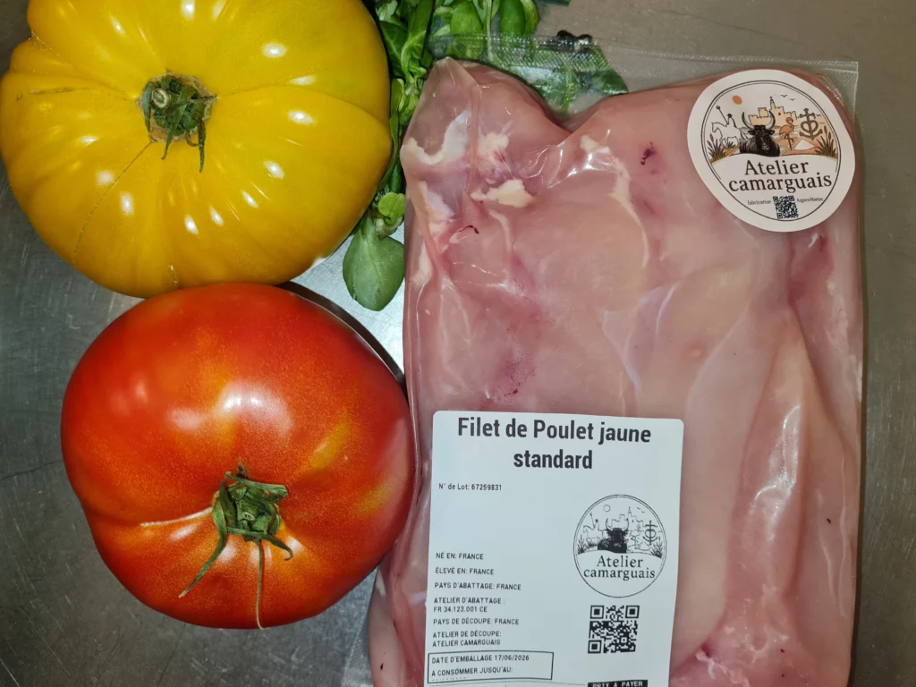 filet de poulet atelier camarguais boucherie aigues mortes