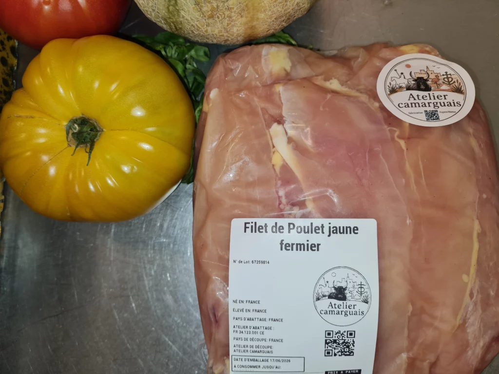 filet de poulet fermier atelier camarguais boucherie aigues mortes