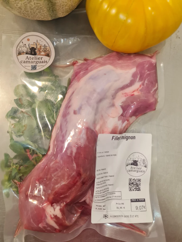 filet mignon de porc atelier camarguais boucherie aigues mortes