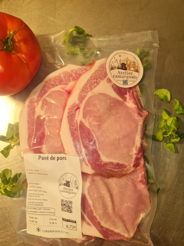 pave de porc atelier camarguais boucherie